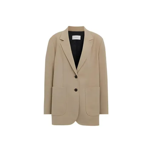 COACH SS24 Бизнес-костюм Куртка Женская Зеленый чай Коричневый