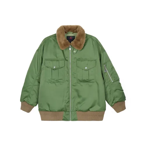 Джордан Куртки и Пальто Женские Светло-Оливково-Желтые