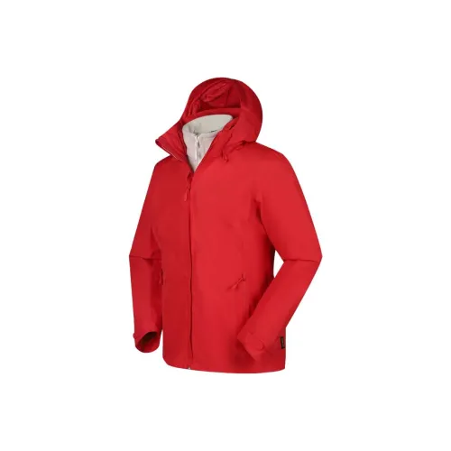 Jack Wolfskin Водонепроницаемый Ветрозащитный Устойчивый к истиранию Дождевик Женская