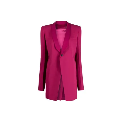 RICK OWENS совместный бренд RO Бизнес Костюм Пальто Женское Красное