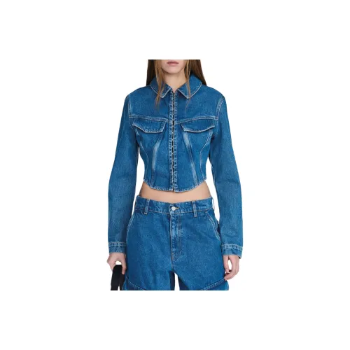 DION LEE SS24 Denim CORSET Куртка Denim Куртка Женская Американский Синий США Синий