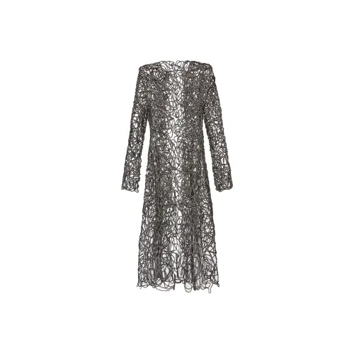 Oscar De La Renta SS24 Пальто Женское Черное