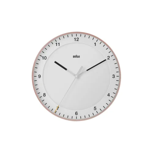 BRAUN Кварцевый механизм Стеклянная стена Часы Унисекс Белый