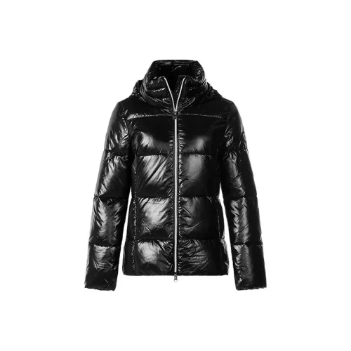 EMPORIO ARMANI Хлопковый пуховик Зимний Женский Черный