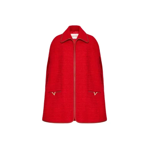 Valentino Rosso Chinese New Year SS24 Плащ Женский Красный