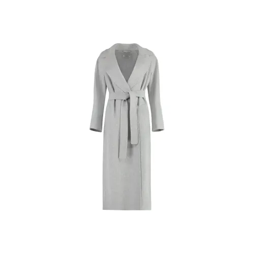 'S MAX MARA Серое Женское Пальто