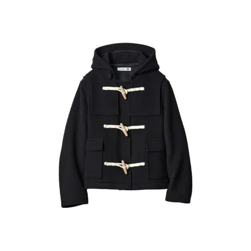 UNIQLO JW Anderson Co Branded SERIES Черное Женское Пальто