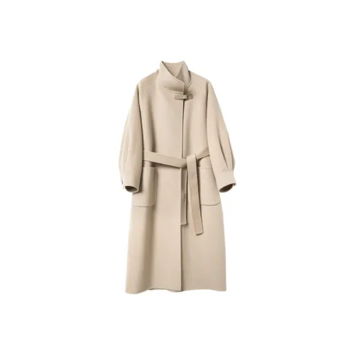 CHUMIAN Бежевый верблюд Женские бархатные куртки