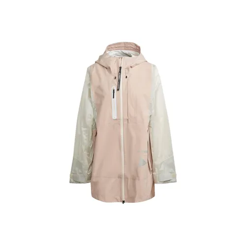 Adidas TERREX X and wander Серо-розовые Женские Ветровки