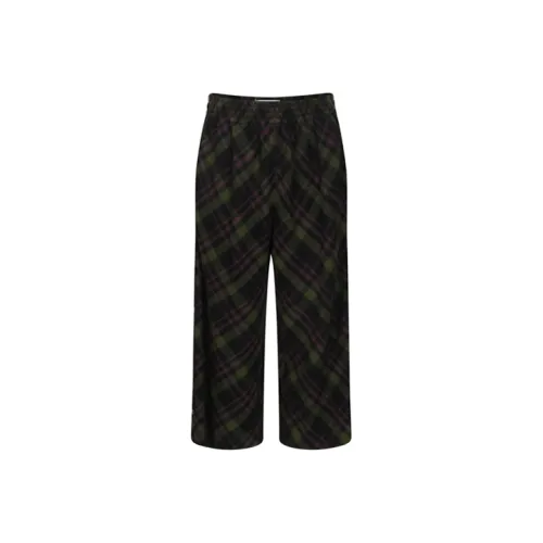 Maison Margiela Зеленые Женские Повседневные Брюки