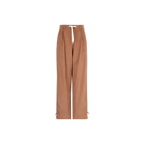 EMPORIO ARMANI Sustainable Collection FW22 Повседневные брюки Женские CAMEL