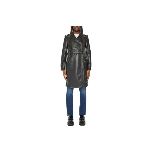 MOTHER FW23 Кожа Куртка Женская Черная