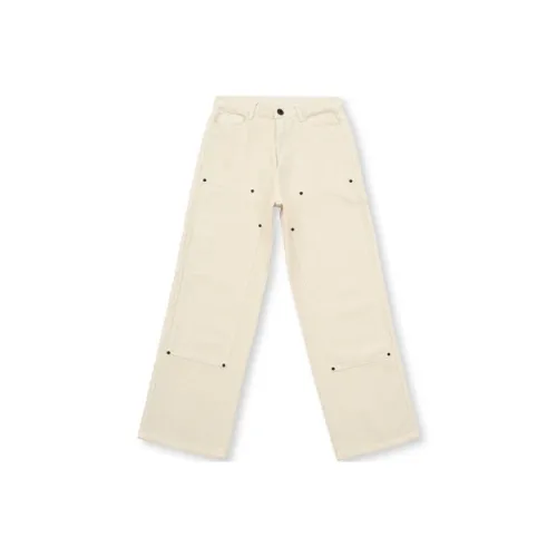 Brain Dead Прямой крой Повседневные брюки Женские Белые