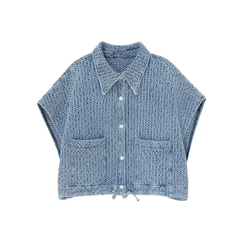 Concubine Zhu Denim Jacket Women's Blue