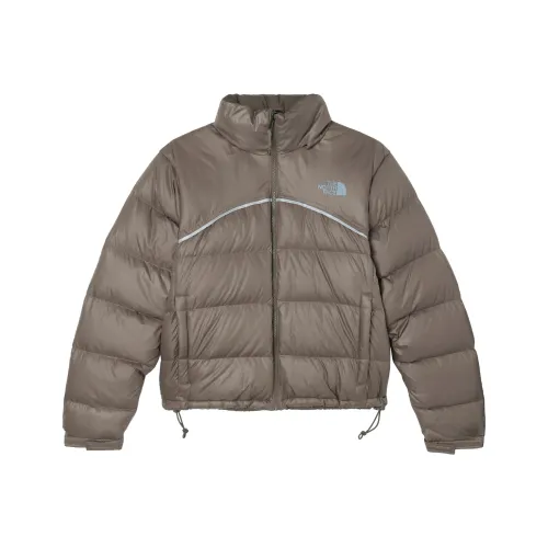 The North Face Nuptse пуховик женский коричневый