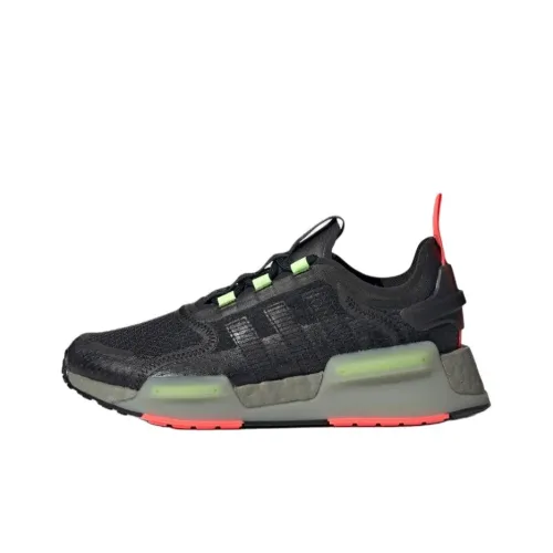 Adidas NMD V3 Slip-resistant Abrasion-resistant Low Top Casual Running Shoes Women's Black Adidas NMD V3 Противоскользящий Устойчивый к истиранию Низкий Топ Повседневные Беговые Кроссовки Женские Черные