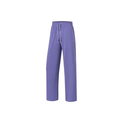 LINING Fitness series Послесвечение Фиолетовый Женские Вязаные Тренировочные Брюки