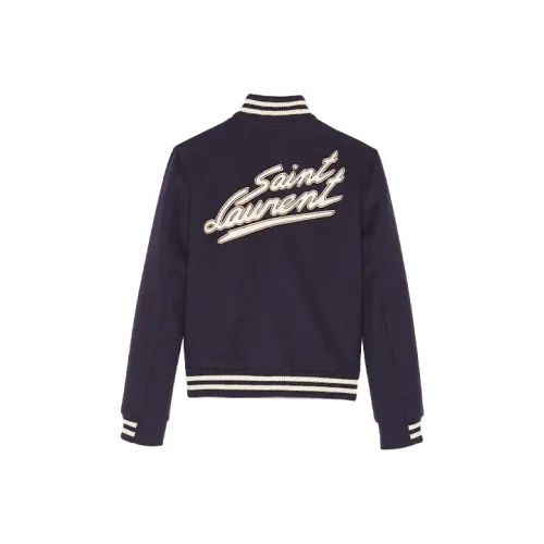 SAINT LAURENT Женские бейсбольные джерси с чернилами