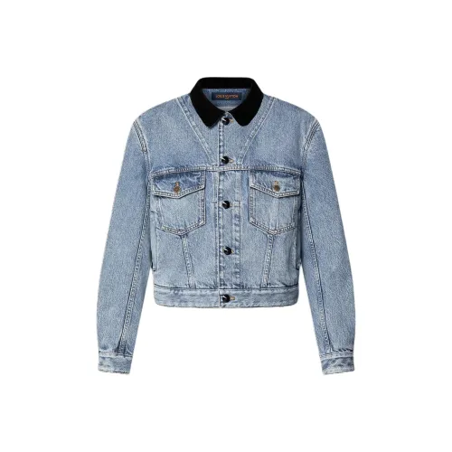 LOUIS VUITTON Джинсовая куртка женская цвет деним синий