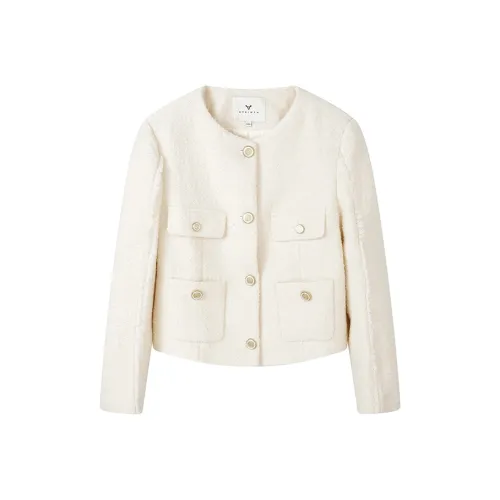 Yu Qianwen Укороченная куртка Женская