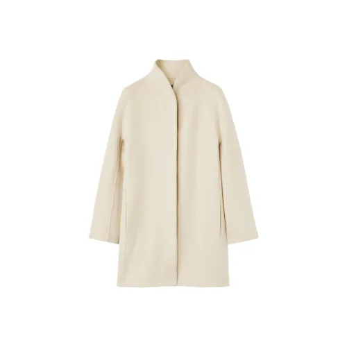 Loro Piana FW24 Пальто Женское Кремово-Белый