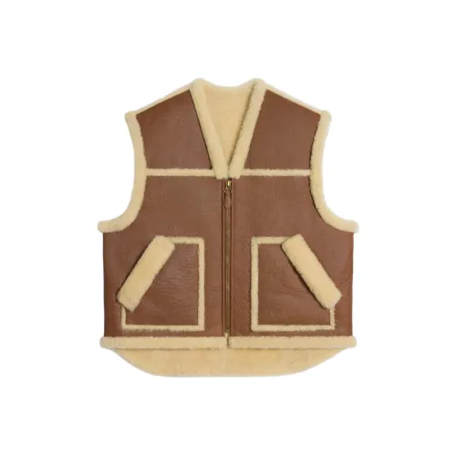 CELINE Умбра Женские Жилеты