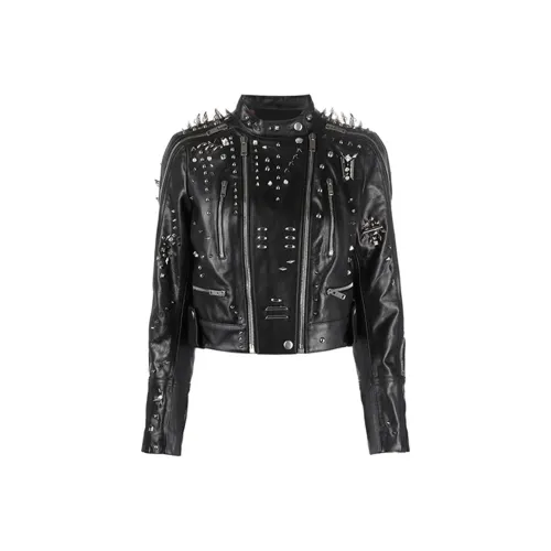 Givenchy Черные Женские Кожаные Куртки