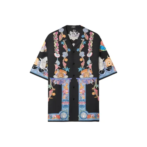 VERSACE Мужские рубашки с принтом