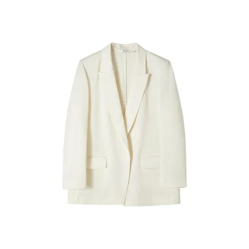 H'S Бизнес-костюм женский светлый бежевый