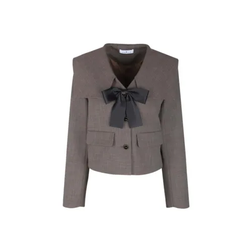 JORYAweekend Укороченное пальто женское цвет кофе