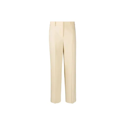 Theory Бежево-желтые Женские Вязаные Спортивные Брюки