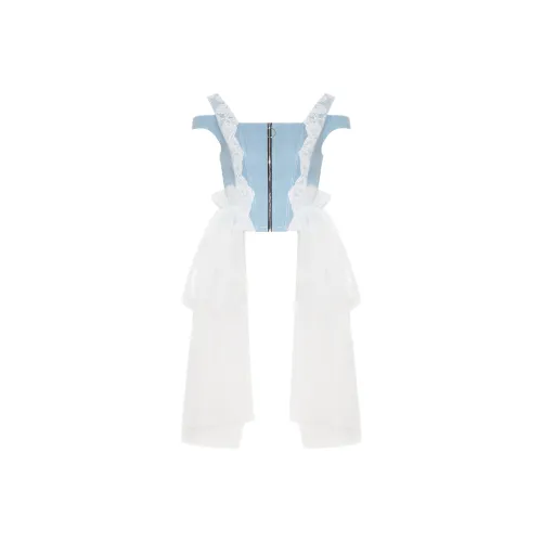 CHICCO MAO Синий Женские Джинсовые Куртки