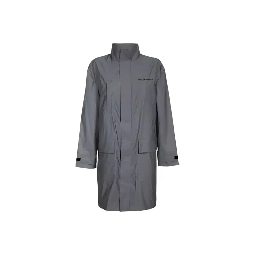 Karl Lagerfeld Пальто Женское Серебристое