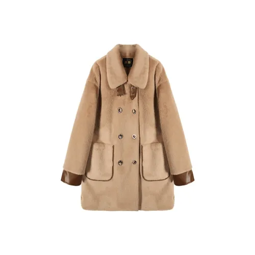 Still quiet Хаки Женские меховые изделия