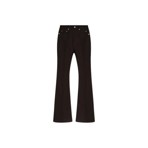 RICK OWENS совместный бренд RO Повседневные брюки Женские Темно-коричневый