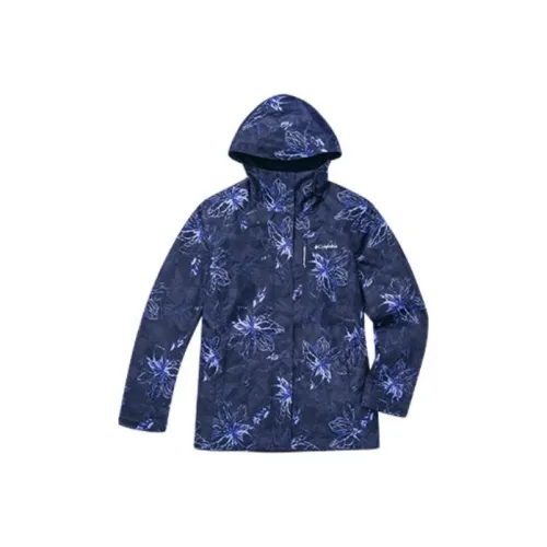 Columbia совместный бренд Водонепроницаемая ветровка Женская Морской синий