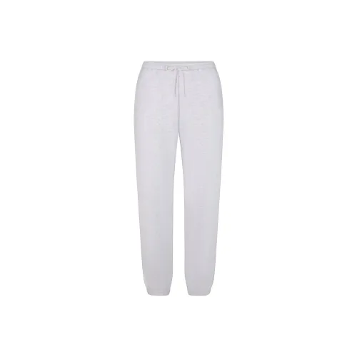 SKIMS Cotton Fleece Classic Jogger Casual Pants Women's Light Melange GREY Light Photinia Gray SKIMS Хлопок Флис Классический Джоггер Повседневные Брюки Женские Светлый Меланж GREY Светлый Фотиния Серый
