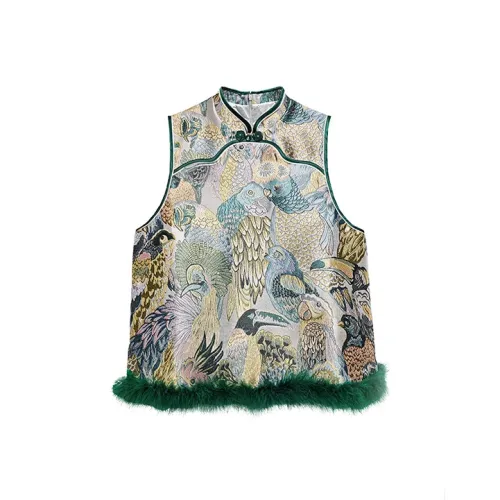 JK&JS Синий Женские Жилеты