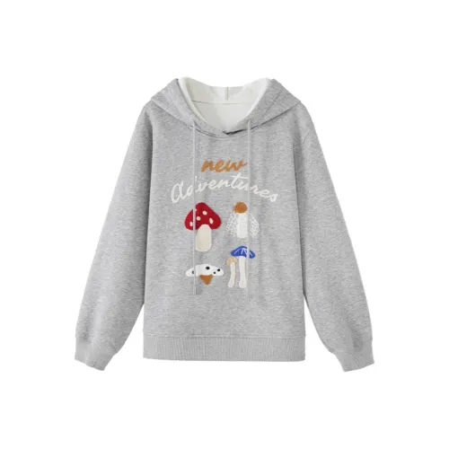 SHIRAN Толстовка Женская Цвет Серый Чайка