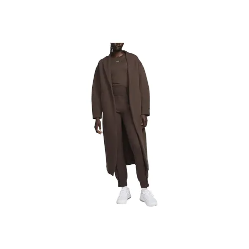 NIKE Sportswear Tech Fleece Темно-кофейный Женские Тренч