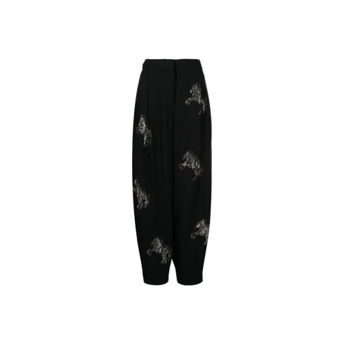 STELLA MCCARTNEY Черные Женские Повседневные Брюки