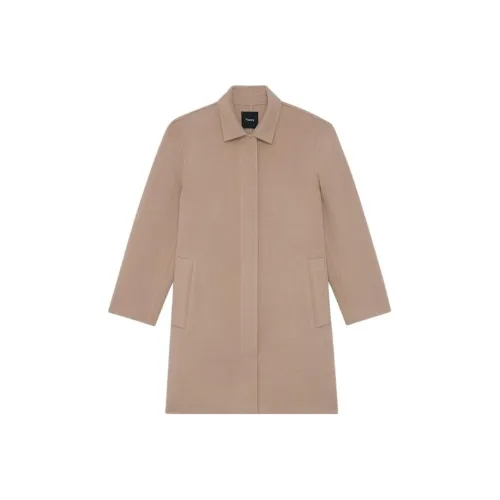 Theory Верблюжий Женское Пальто