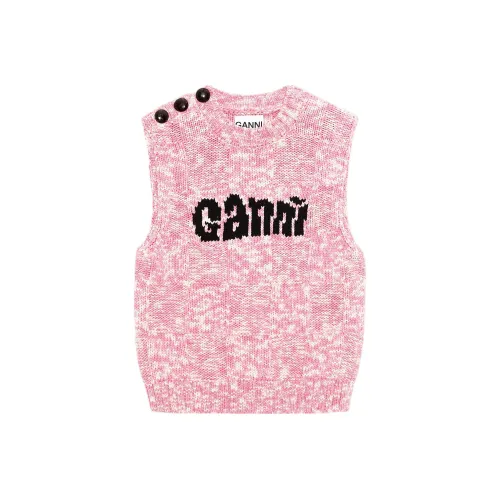GANNI Розовые Женские Жилеты