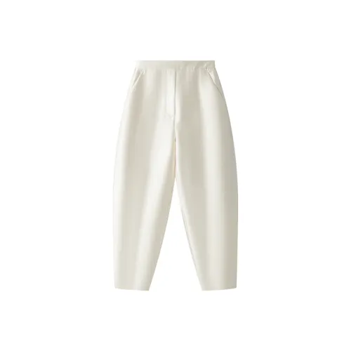 MOSIIMORII Повседневные брюки Женские Белые
