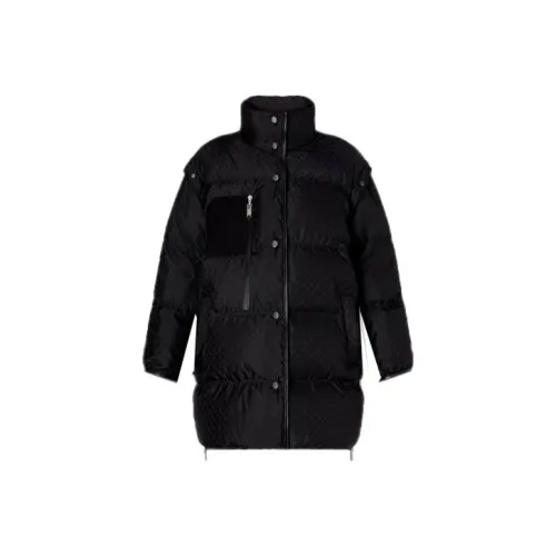 LOUIS VUITTON FW21 Однотонный Воротник-стойка Пуховая Куртка Женская Черная