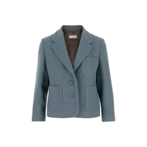 DRIES VAN NOTEN Бизнес-костюм женский светло-синий