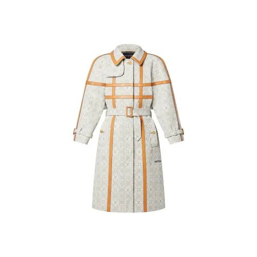 LOUIS VUITTON FW22 Тренчкот Женский Белый