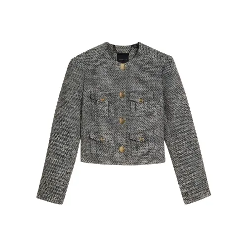 TED Baker SS23 Cropped Coat Women's Black ТЕД Бейкер SS23 Укороченное пальто женское черное