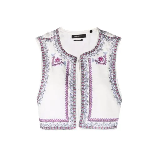 ISABEL MARANT Белый Женские Жилеты