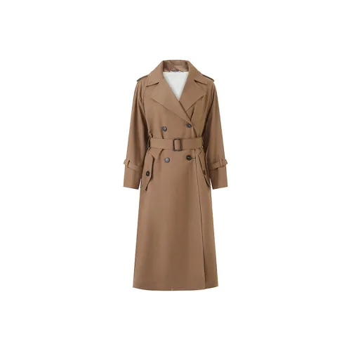 WEEKEND MaxMara Пальто Женское Оливково-Коричневый